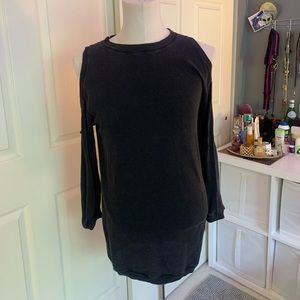 Zara cold shoulder dress